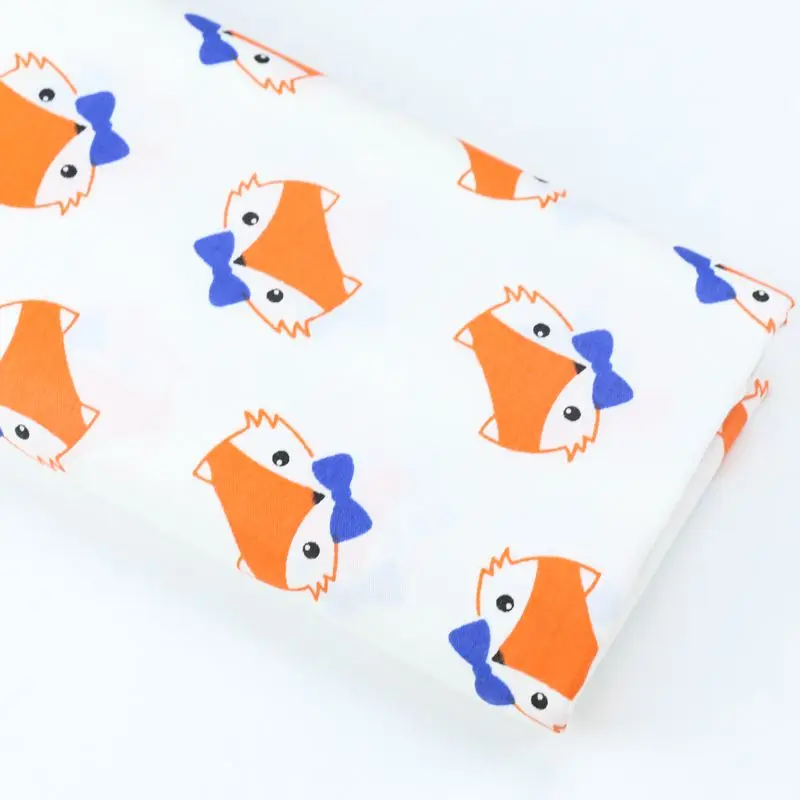 160 см * 50 хлопок ткань мультфильм милый лук стрелы лиса комплект кровати сделай