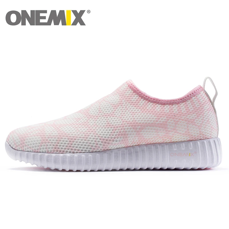 onemix новый Ультра-легкий скольжения на женщин кроссовки спортивная обувь женщина дышащий воздуха сетки женщин кроссовки