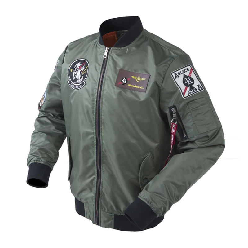 Women Retro Combat Collar MA1 Army Military Badge Varsity Baseball Bomber Jacket Women Retro Combat Collar MA1 Army Military Badge Varsity Baseball Bomber Jacket