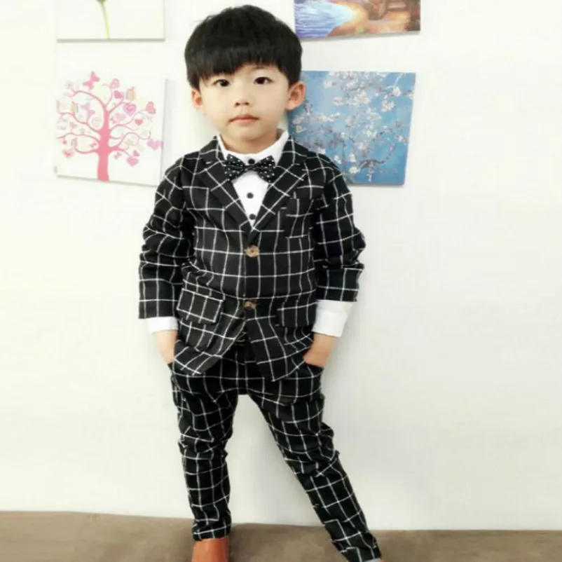 

2018 Spring Autumn Children Clothing Set Kids Baby Boys Clothes Set Gentleman Formal Toddler Boys Clothing Set Gentleman Suits