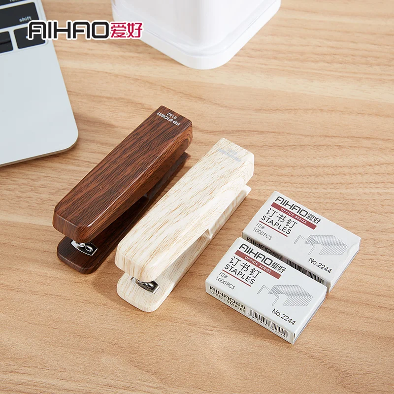 Wooden Stapler Use Staples 10 Labor Saving Simple Student Stapler