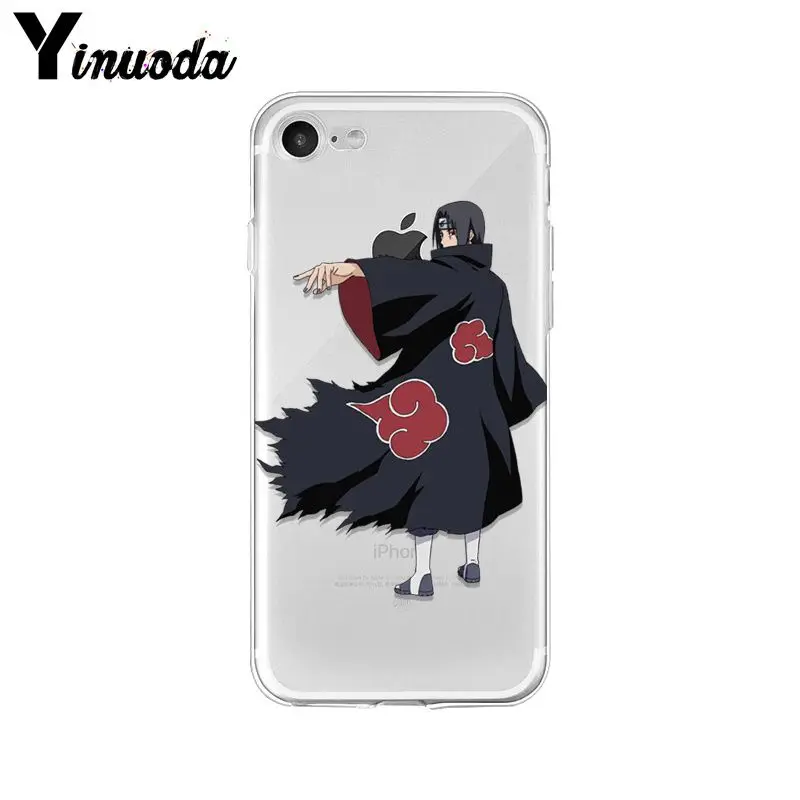 Yinuoda Naruto Akatsuki 2018 цветной чехол для телефона iPhone 8 7 6 6S Plus X XS max 10 5 5S SE XR Coque