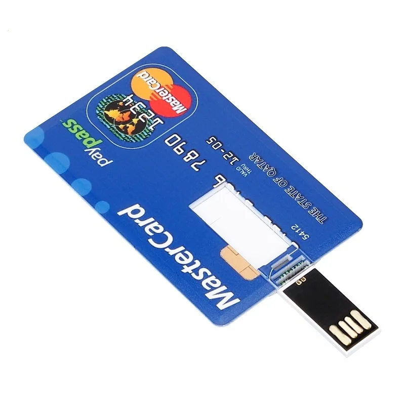 

usb flash 4GB 8GB 16GB 32GB 64GB 128GB usb stick Bank Credit Card USB Flash Drive Super Slim pendrive wholesale free custom logo