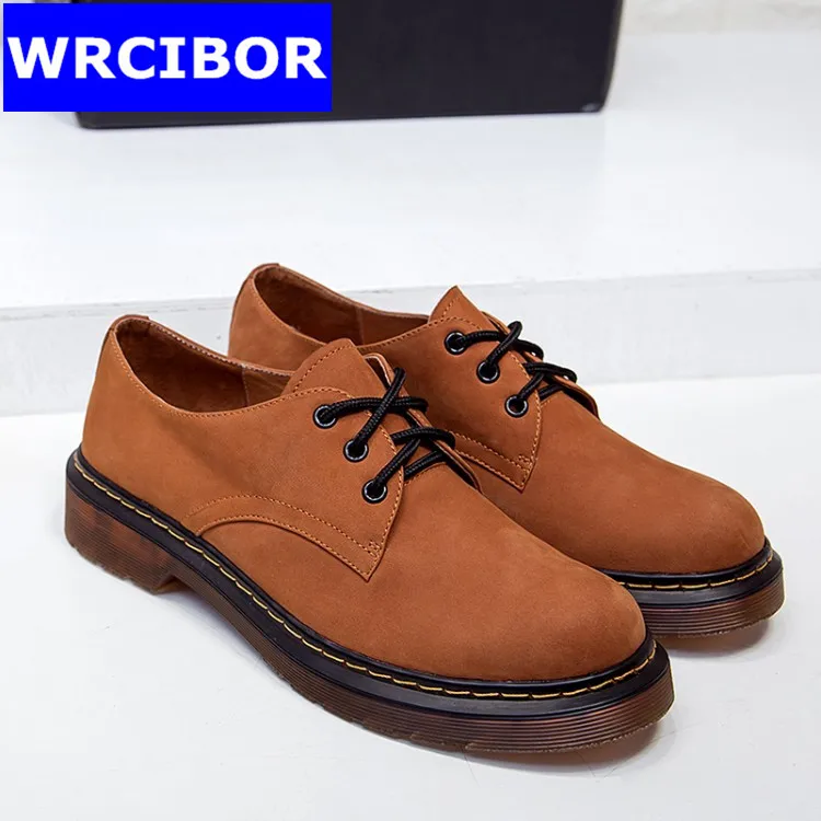 font b Women b font Platform Flats 2017 Autumn High Quality Oxfords Solid Plain Genuine
