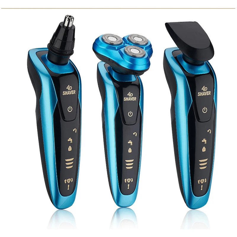 

Multiple purpose 3 in 1 rechargeable Electric Shaver full body washable water-proof shaver razor