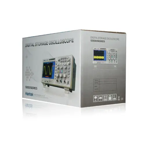 Цифровой осциллограф Hantek DSO5102P, 100 МГц, 2 канала, 1 ГГц / с, частота дискретизации в реальном времени, подключение USB-хоста и устройства, 7 дюймов