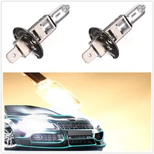 2 шт галогенная лампа, автомобильный светильник H1 55 Вт, супер яркий автомобильный светильник, галогенный головной светильник, противотуманная лампа, парковочная Лампа 6000K DC12V