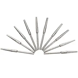 Lot de 10 mandrins à tête conique fendue, papier de verre abrasif de 1 31/32 pouces de Long, adaptateur rotatif F/ Dremel, outil de mandrin Dremel 