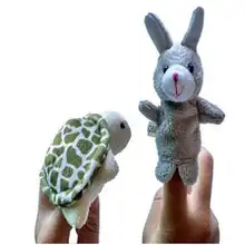 2 шт. плюшевые игрушки для детей, Игрушки для раннего образования, черепаха и заяц, гоночная игра, ручная кукла