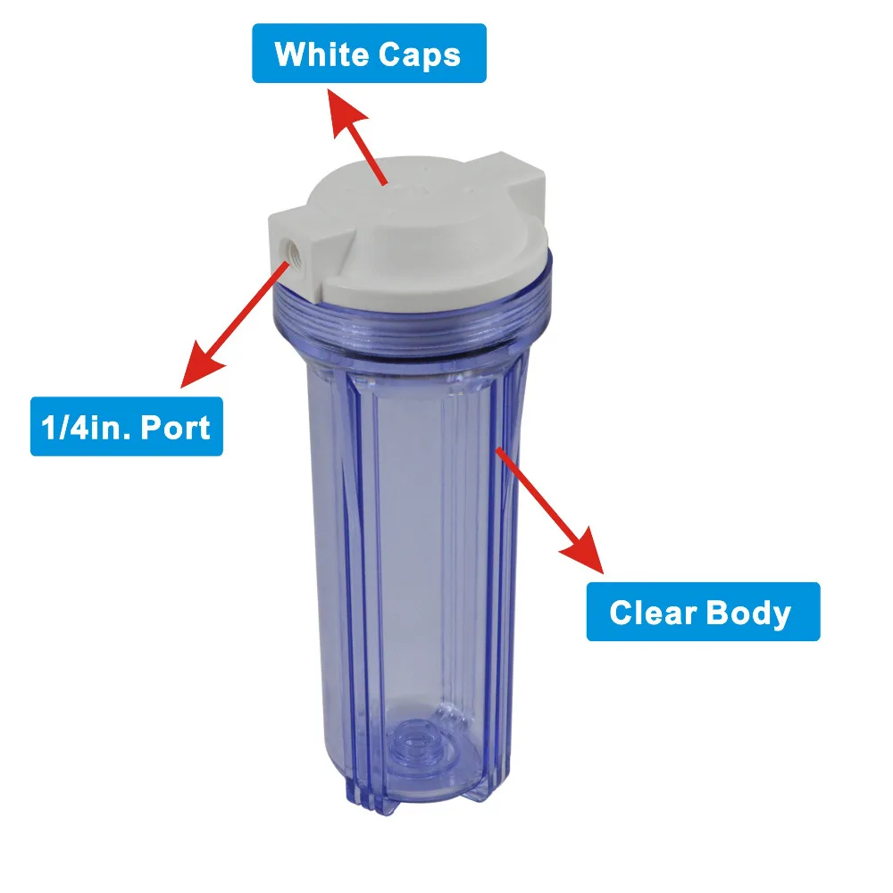 10inch Clear filter housing -number 2 FOR DRAWING