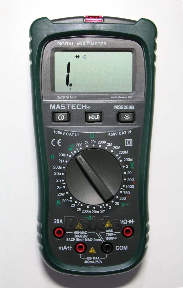 MASTECH MS8260B Многофункциональный AC DC сопротивление диод емкости Непрерывность