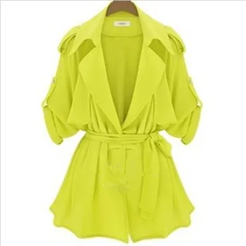 

Nice New Fashion Pop Tide Spring And Autumn Jacket Women European Popular Style Casual Ladies Windbreaker Coat A152