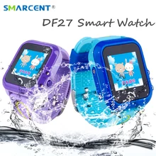 DF27 Kids GPS Smart Watch Swim Waterproof SOS Call Location Device Tracker Baby Safe Anti-Lost Smartwatch pk DF25 Q50 q100 q90