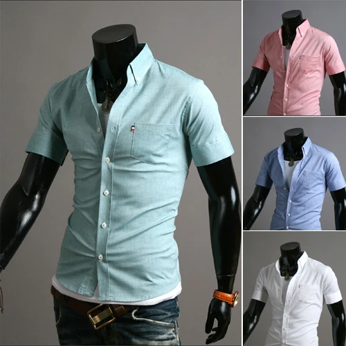 Free Shipping 2017 Mens Slim Fit Stylish Dress Half Sleeve Shirts Free Shipping 2017 Mens Slim Fit Stylish Dress Half Sleeve Shirts 9075 In Casual From Men S Clothing Accessories On