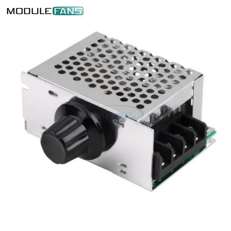 

AC 220V 4000W SCR Voltage Regulator Dimmer Motor Speed Controller Module