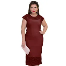 COCOEPPS Large Size Thicken lace Autumn Winter Women Velvet Dress L-6XL Female Clothing Plus Size Red Tunic Dress Vestidos