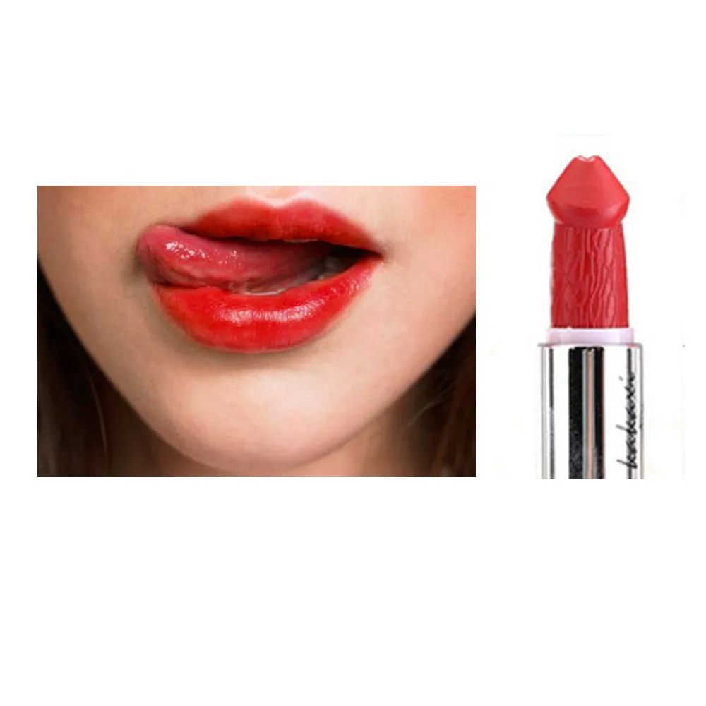 2019 Женская Популярная помада в форме пениса гриб вампира поцелуй блеск для губ