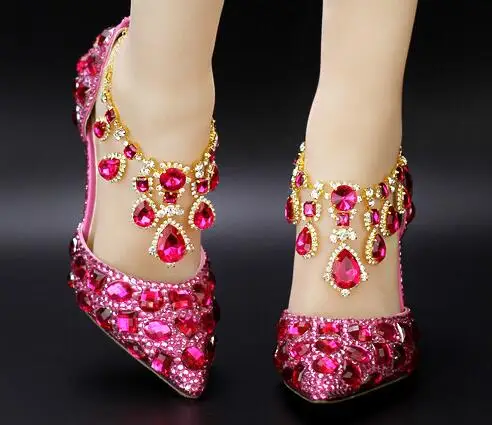 hot pink shoes for wedding