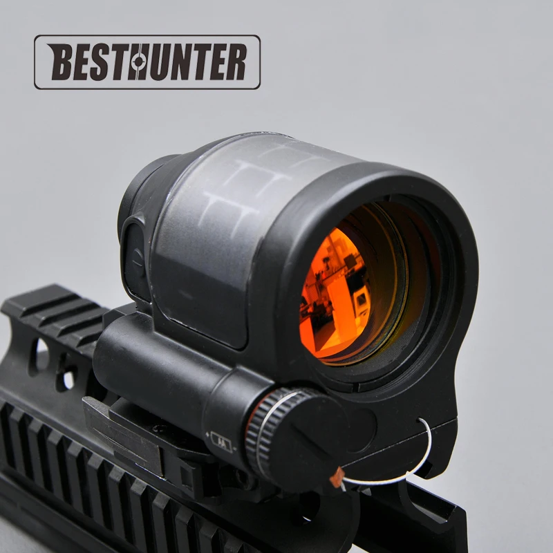 Tactical Hunting Reflex Sight Solar Power System Trijicon SRS 1X38 Red Dot Sight Scope With QD