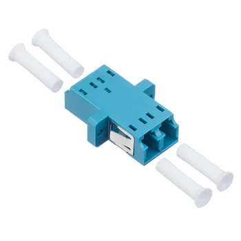 

100pcs/lot LC-LC Fiber Optic adaptor FTTH DX SM Duplex LC UPC Flange Connector,FTTH Fiber Optic Adapter