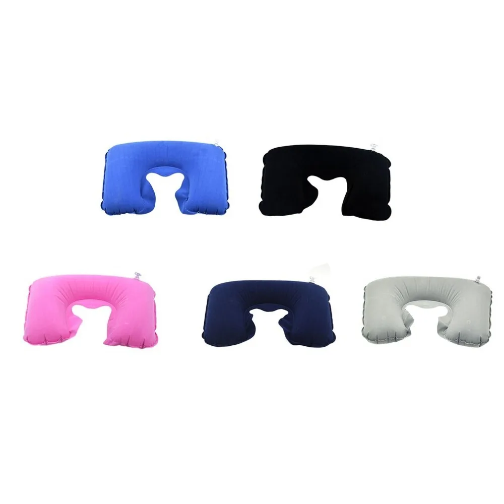 Автомобильный летный Дорожный комплект из трех предметов, набитая подушка, включает в себя воздушную подушку, маска для глаз, ушной наушник, u-образная Флокированная подушка для шеи