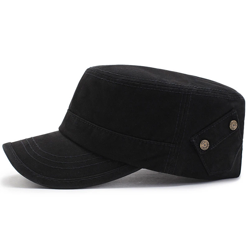 [NORTHWOOD] однотонная Черная кепка с плоским верхом для мужчин и женщин, кепка в стиле милитари, летняя солнцезащитная Кепка для папы, Кепка для водителя грузовика