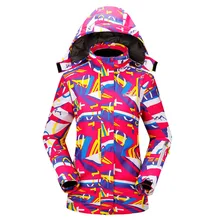 Профессиональный зимняя одежда женские ветрозащитная Водонепроницаемая Лыжная куртка пальто Зимние теплые спорт на открытом воздухе снег лыжи сноуборд