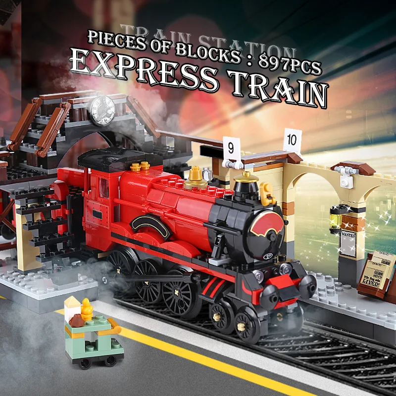 

Lepin 16055 Harry Toys Potter Compatible with Legoing 75955 Hogwarts Express Set Building Blocks Bricks Kids Toys Christmas Gift