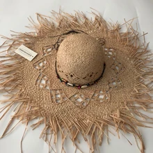 ZJBECHAHMU новые фетровые однотонные винтажные соломенные шляпы от солнца для женщин и девушек летние шапки ювелирные аксессуары затененные пляжные складные шляпы