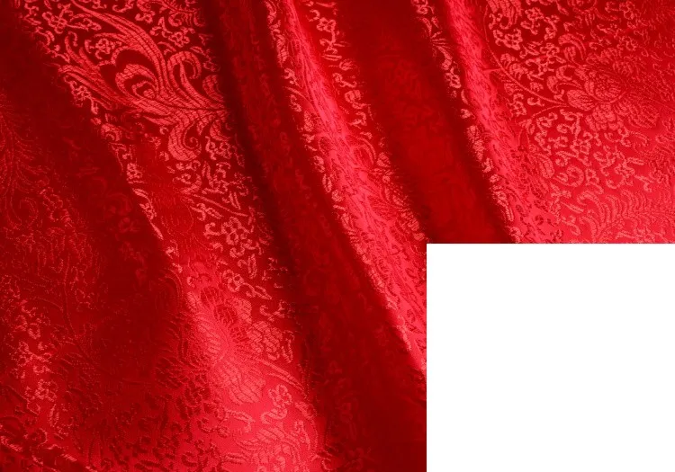 90 см* 100 см парча ткань костюм Свадебная вечеринка одежда костюм кимоно платье шелковый атлас Ткань Птерис пион ткань