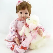 Высококачественные 55 см силиконовые виниловые Возрожденные куклы для малышей новогодние подарки реалистичные куклы для новорожденных девочек brinquedos рождественские подарки