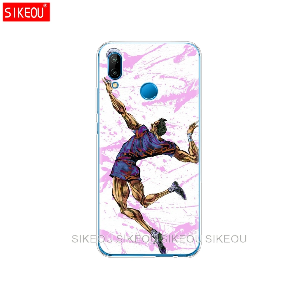 Силиконовый чехол для телефона Huawei P20 P7 P8 P9 P10 Lite Plus Pro 2017 p smart 2018 волейбол