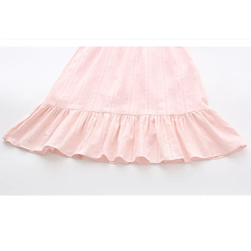 4-To-14-Years-Kids-Teenager-Girls-2017-Summer-Off-shoulder-White-Pink-Ruffle-Beach-Dress (3)