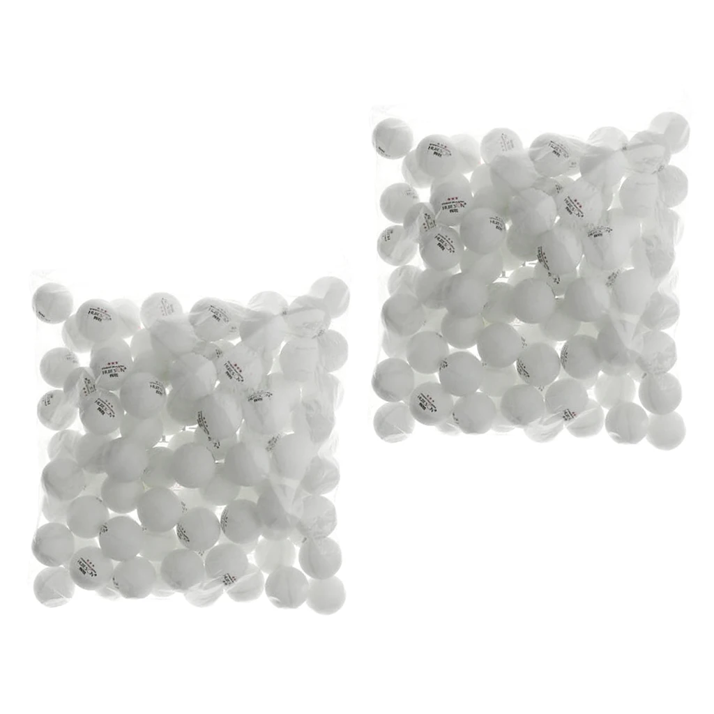 100 Pieces Celluloid 3 Star 40mm Table Tennis Balls Ping Pong Practice Balls White For Beginners Players Tournament Use