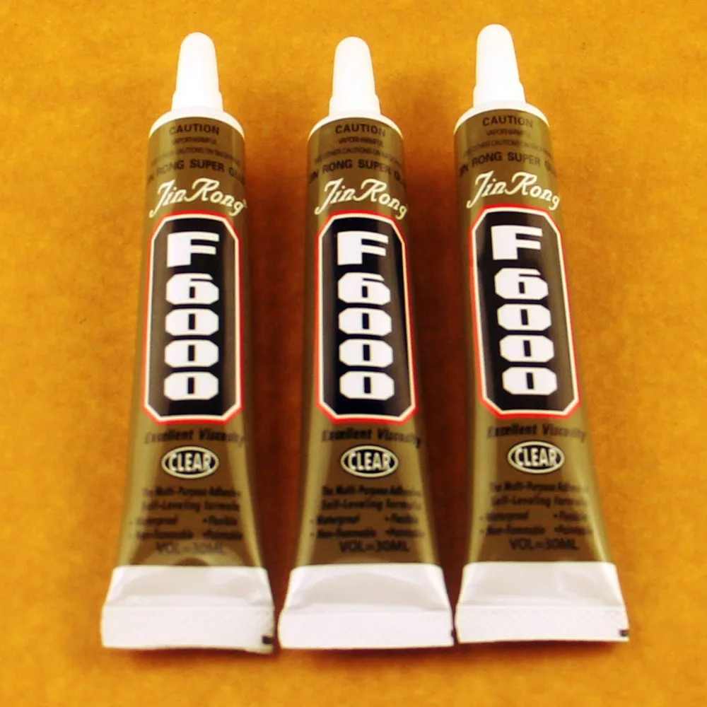 

20 Tubes Genuine 30ml F6000 Glue Super Transparent Liquid Adhesives Jewelry Craft Rhinestones Fabric Pearls Metal DIY Glue