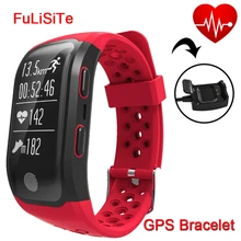 Лучший фитнес-браслет S908 gps монитор сна сердечный ритм мобильный телефон-браслет ip68 Водонепроницаемый Alam Часы смарт-браслет для спорта плавание