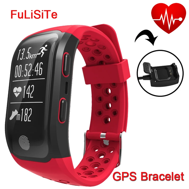 

Best Fitness Bracelet S908 GPS Sleep Monitor Heart Rate Cell Phone Bracelet ip68 Waterproof Alam Clock Smart Band for Sport swim