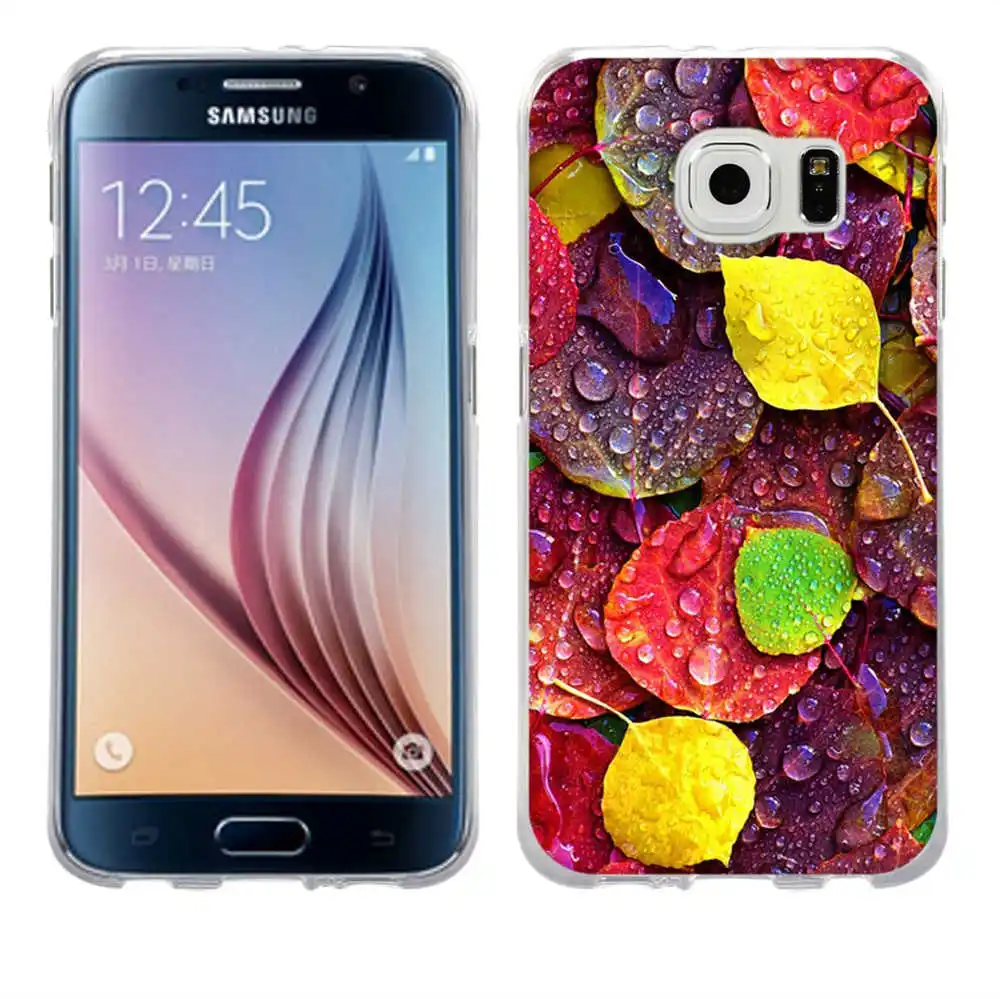 Для Funda samsung S6 силиконовый чехол ТПУ чехол для Galaxy S6 Capa мобильный чехол для телефона для Coque samsung Galaxy S6 S 6 задняя крышка сумка