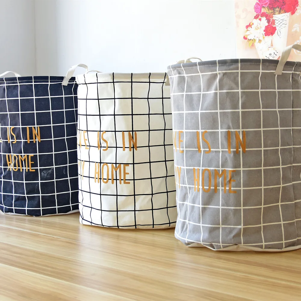 Folding Waterproof Storage Basket Large Laundry Baskets Barrel Dirty