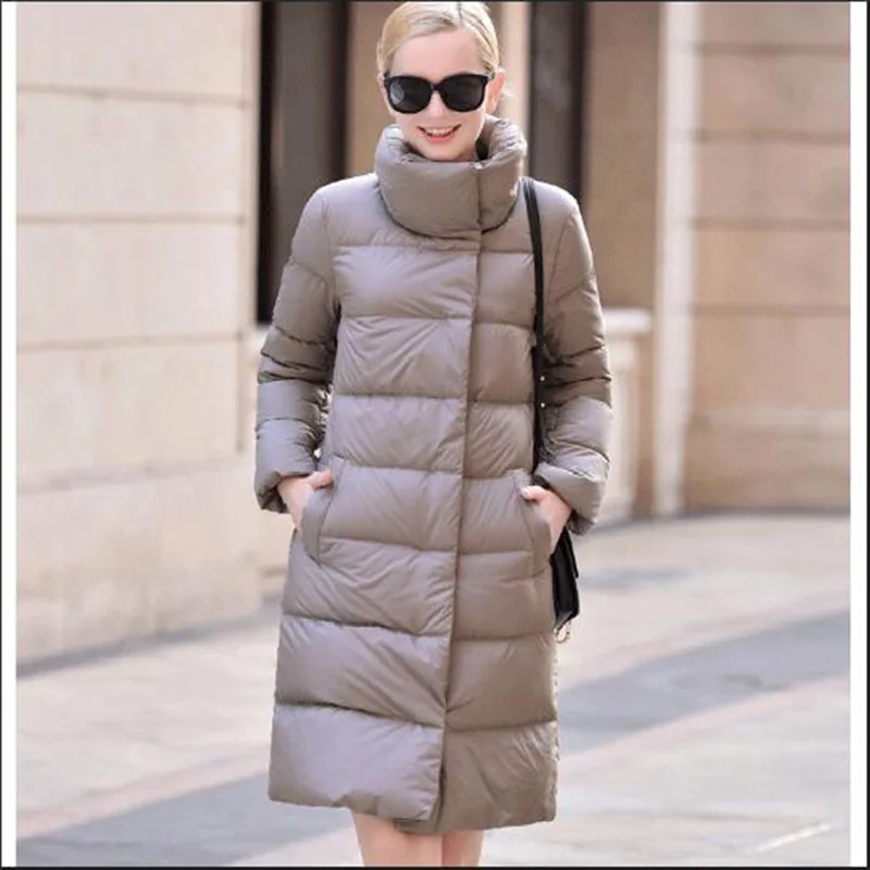 Noir Base Le D'hiver Fille Hijklnl Grey Pour Nouveau De Hb178 Bas Col Vers Parkas Épais 2019 Doudoune Pardessus D'extérieur Manteaux Blue dark grey pink Et navy Long Femmes Montant red Blue Vêtements Chauds 5XtSwtKqr