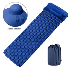Портативный кемпинговый спальный коврик Автоматический надувной компактный влагостойкий воздушный матрас комбинированная спальная площадка портативная, для ковра