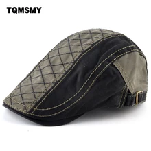 Повседневные мужские кепки в стиле ретро, кепки с острым козырьком, регулируемые хлопковые береты Gorras Planas, осенние и зимние шапки для мужчин boina