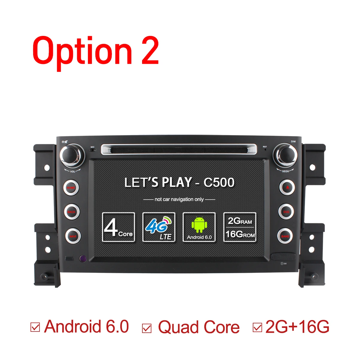 Sale 4G SIM LTE 1024*600 Octa 8 Core Android6.0 For SUZUKI GRAND VITARA 2005 - 2015 Car DVD Player Navigation GPS Radio wifi 32G ROM 1