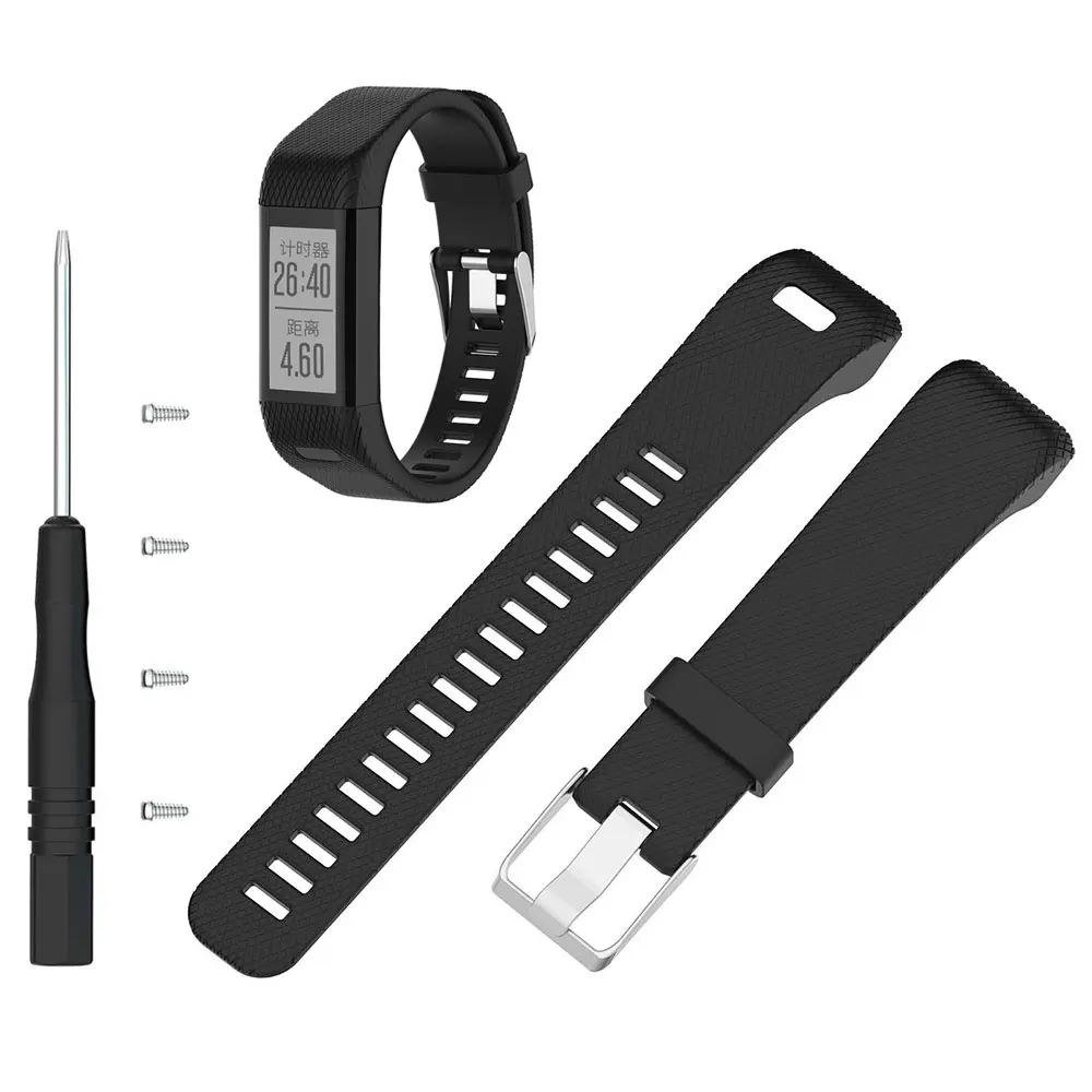 Сменные ремешки для часы Garmin vivosmart HR + смарт-часы мягкий силиконовый браслет
