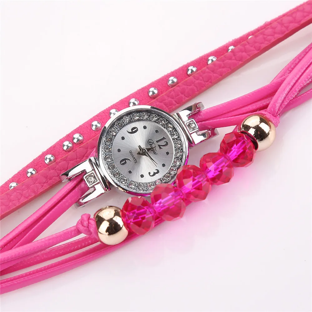 5001 часы женские Популярные Кварцевые часы роскошный браслет цветок драгоценный камень наручные часы reloj mujer Новинка горячая распродажа