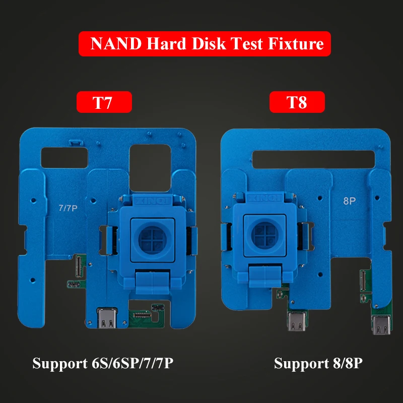 JC T7 T8 NAND устройство для тестирования жесткого диска с JC C1 смарт-кабелем для iPhone 6S/6SP/7/7 P/8/8 P анализ неисправностей материнской платы