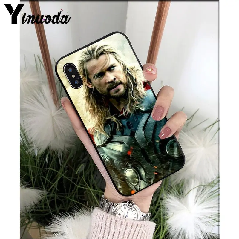 Yinuoda Marvel movie thor DIY красивые аксессуары для телефонов, чехол для Apple iPhone 8 7 6 6S Plus X XS MAX 5 5S SE XR - Цвет: A16