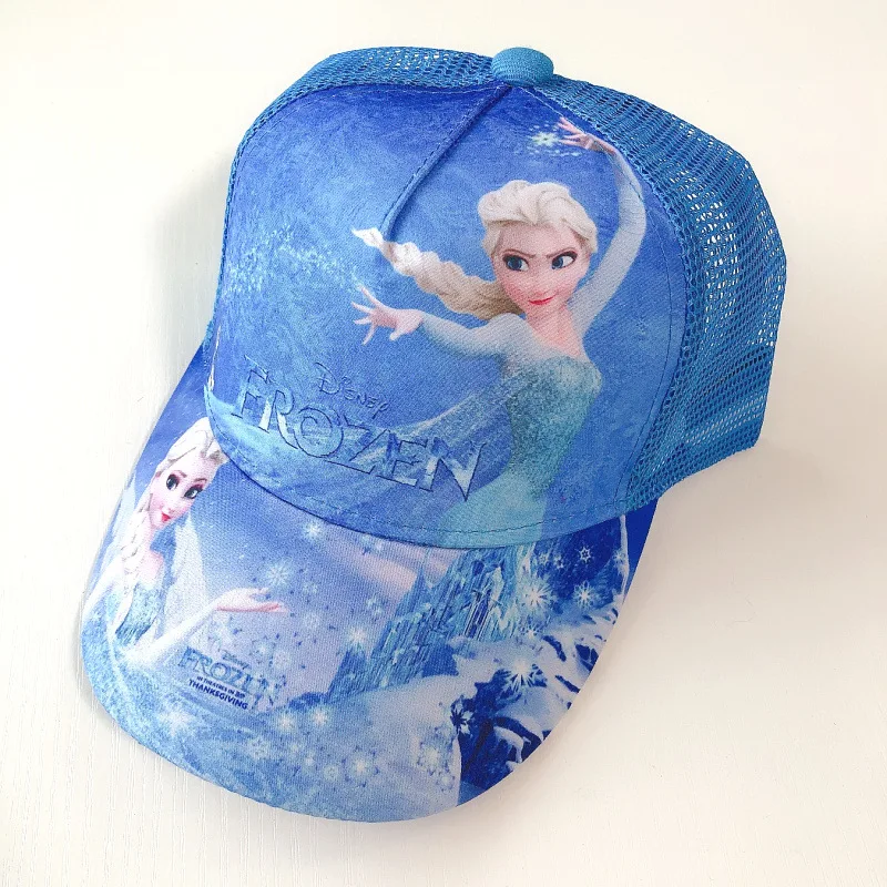Girls Boys Kids Sun Cartoon Hats Frozen Elsa Anna Baseball Cap Sports Party Gift