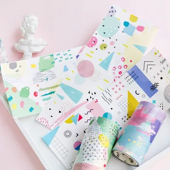 

1Pcs Lovely DIY Japanese Paper Washi Tapes Cartoon Girl Masking Tapes Scrapbook Album Stickers Stationery Supplies