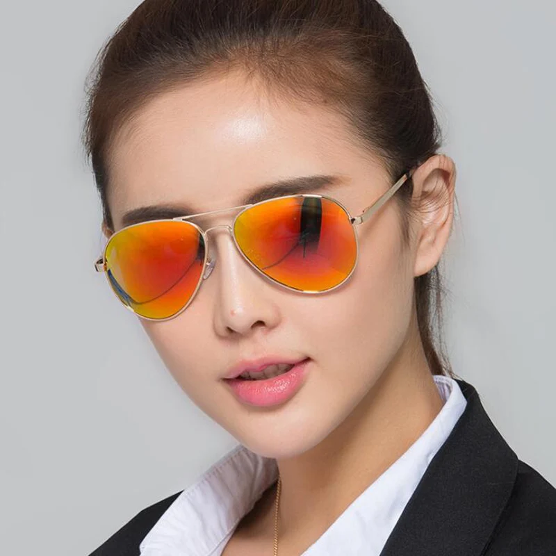 Women HD Polarized Sunglasses Classic Men Retro Rivet Shades Brand